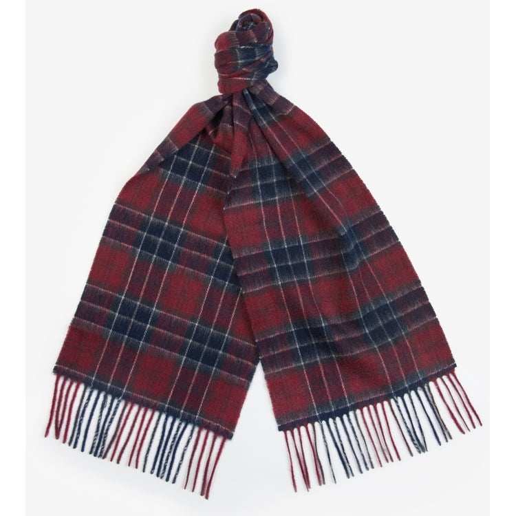 Barbour Tartan Scarf and Glove Gift Set - Cordovan