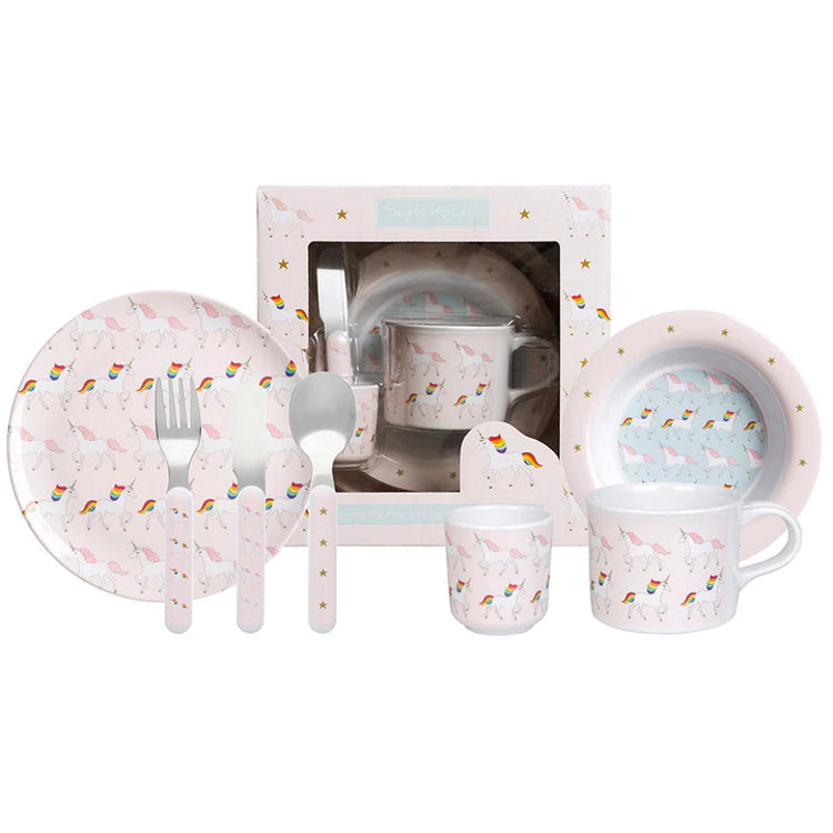 Sophie Allport Unicorn Childrens Melamine Set John Norris
