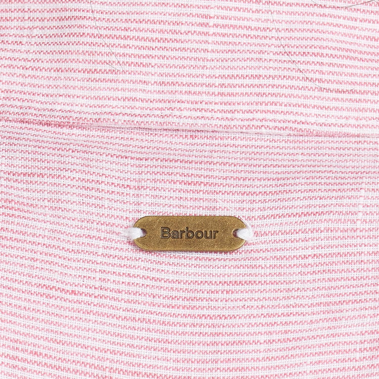 Barbour Ladies Marine Shirt - Pink/White