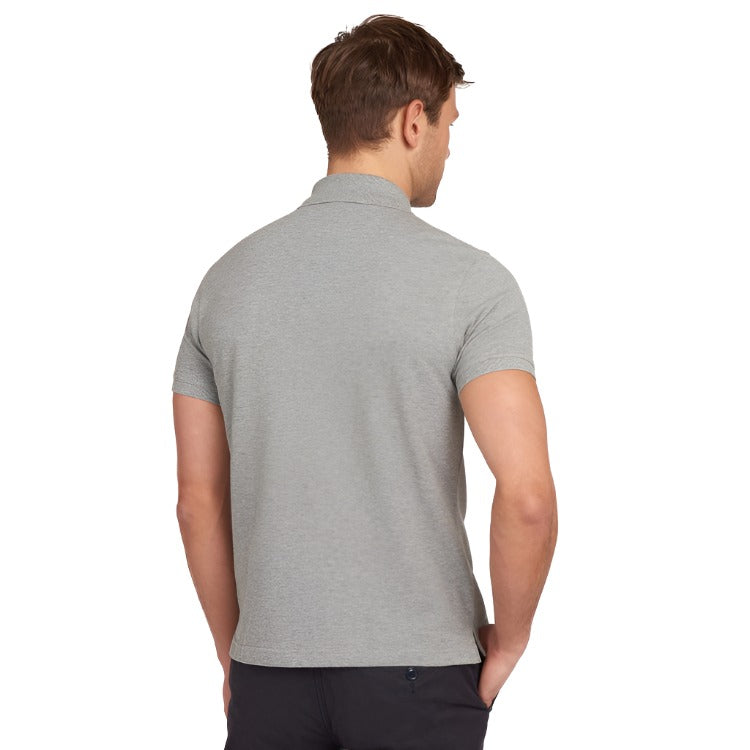 Lacoste Men's Polo Shirt Classic Fit Grey Marl Cotton Pique