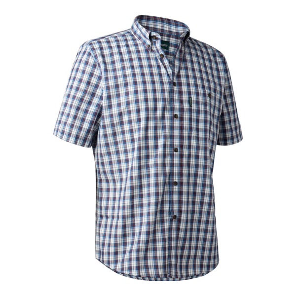 Deerhunter Jeff Short Sleeved Shirt - Blue Check