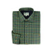 Hoggs of Fife Beech Micro Fleece Lined Shirt - Green Check