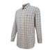 Hoggs of Fife Dundas Oxford Shirt - Rust/Blue Check