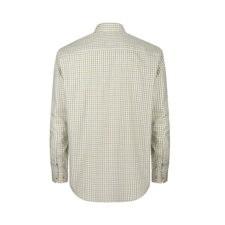 Hoggs of Fife Inverness Cotton Tattersall Shirt - Navy/Olive