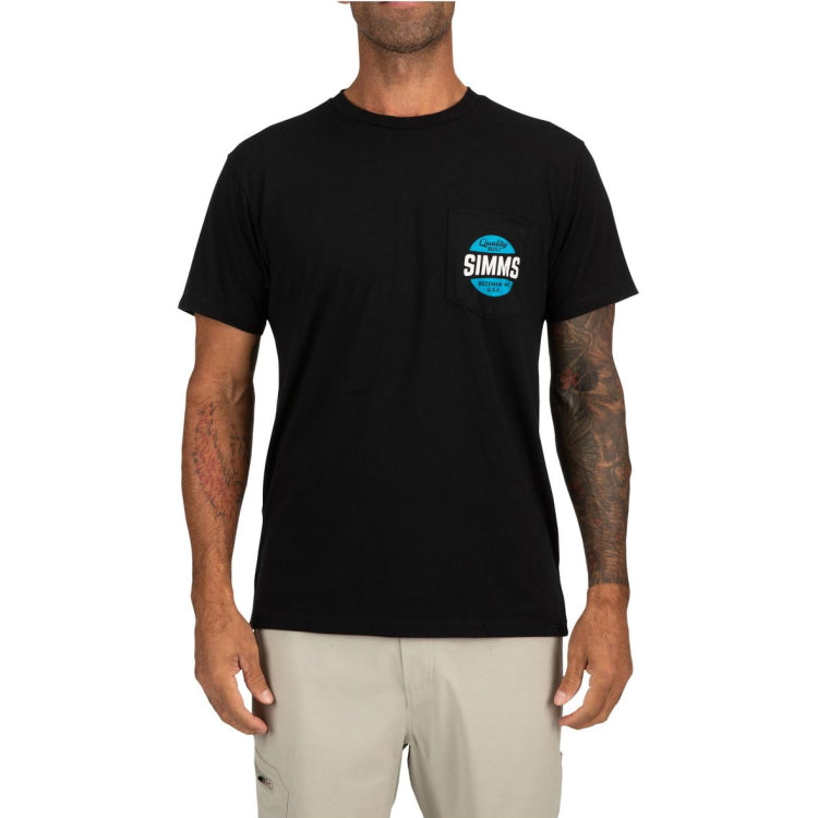 Simms Quality Built Pocket T-Shirt - Black