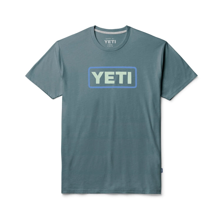 Yeti Logo Badge C&S Short Sleeve T-Shirt - Indigo