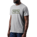 Yeti Camo Logo Badge Short Sleeve T-Shirt - Heather Grey