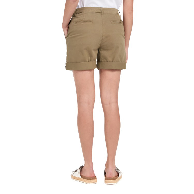 Barbour Ladies Chino Shorts - Khaki