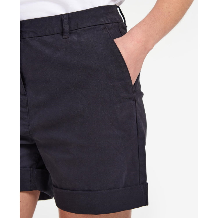 Barbour Ladies Chino Shorts - Navy