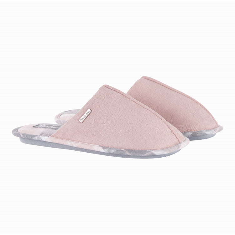 Barbour Ladies Simone Slippers Pink John Norris