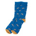 Barbour Fish Socks - Blue/Yellow