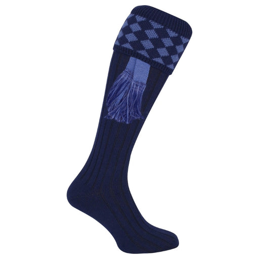 Jack Pyke Harlequin Socks - Navy/Light Blue
