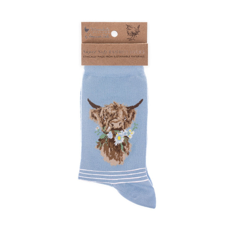 Wrendale Designs Ladies Daisy Coo Socks