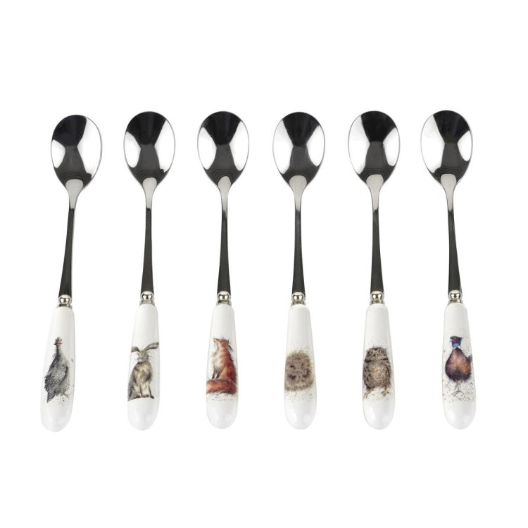 Royal Worcester Wrendale Designs Tea Spoons Set of 6