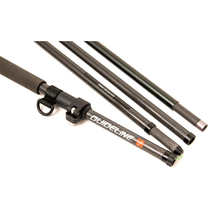 Guideline Foldable Carbon Wading Staff - Black