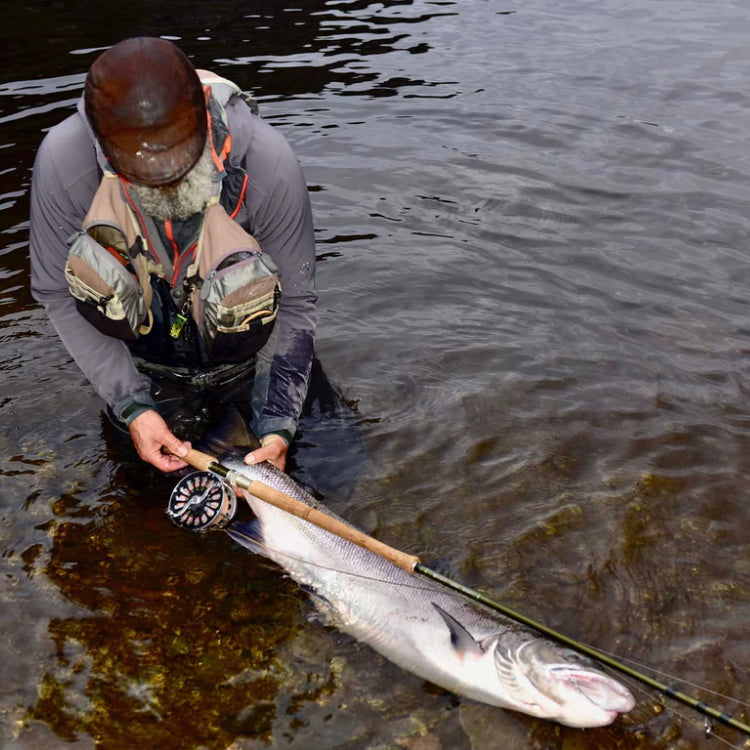 Frodin Flies Fight for the Wild Salmon Measuring Sticker