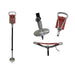 Cheltenham Range Adjustable Shooting Stick Leather Seat