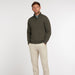 Barbour Cotton Half Zip Sweater - Olive Marl