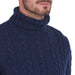 Barbour Duffle Cable Crew Sweater - Dark Denim