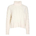 Barbour Ladies Lovell Knit Sweater - Cream