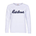 Barbour Ladies Otterburn Overlayer Sweatshirt - White