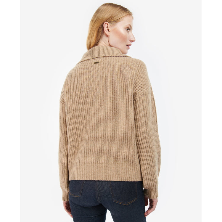 Barbour Ladies Stravia Knit Sweater - Hessian