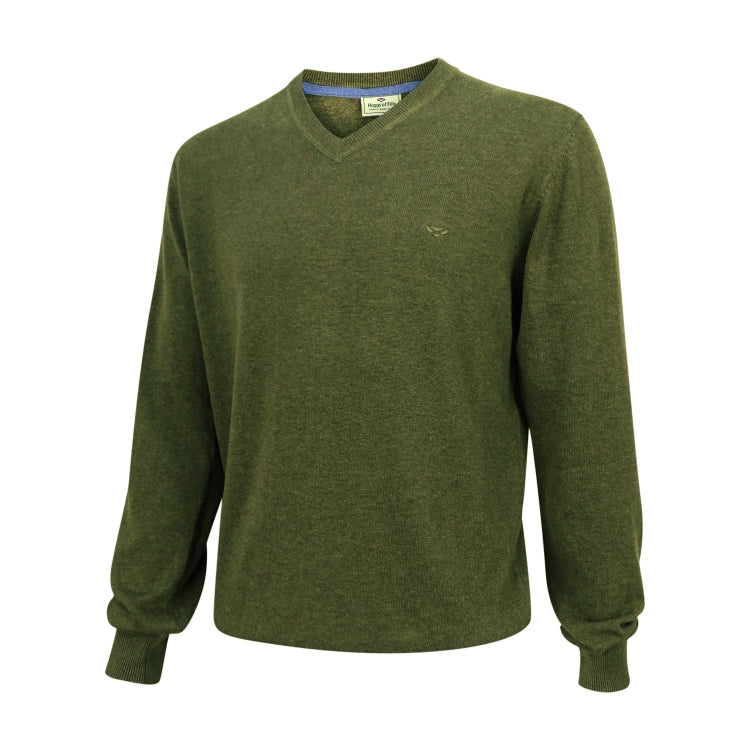 Hoggs of Fife Stirling Long Sleeved Pullover - Olive
