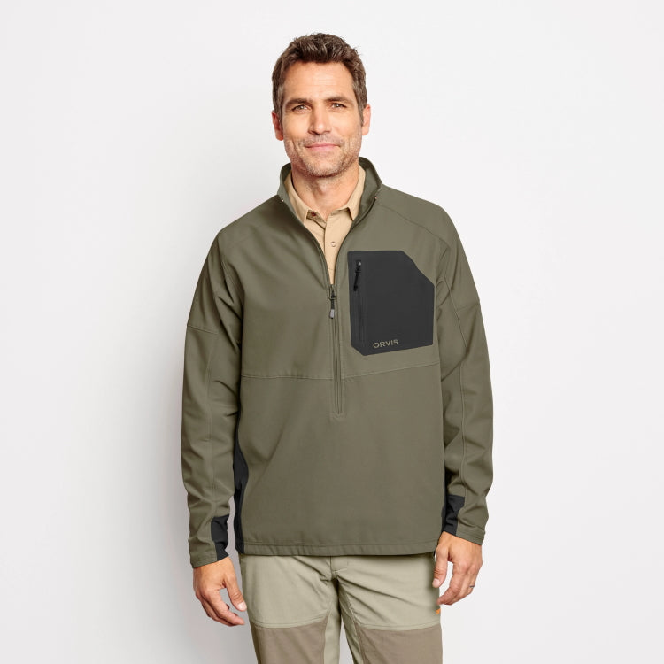 Orvis Pro LT Softshell Pullover - Olive