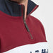 Schoffel Unisex Exeter Heritage 1/4 Zip Sweater - Bordeaux