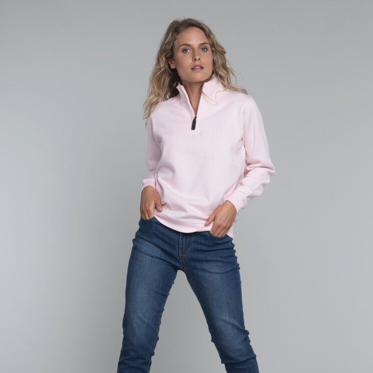 Schoffel Ladies Sennen Cove Sweater - Blush