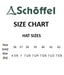 Schoffel Size Chart