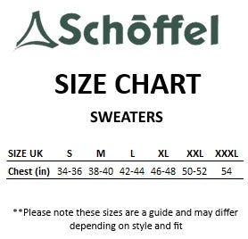 Schoffel Size Chart