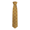 Hoggs of Fife 100% Silk Woven Tie Pheasants Boxed - Gold