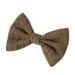 House of Paws Tweed Dog Bow Tie - Brown