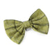 House of Paws Tweed Dog Bow Tie - Green