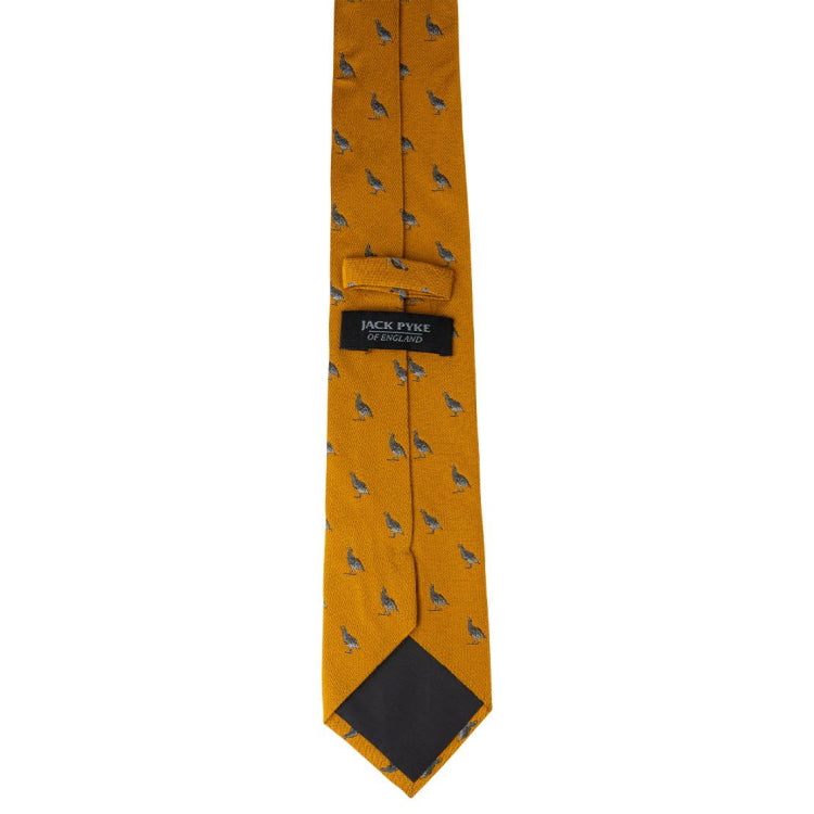 Jack Pyke Partridge Silk Tie - Mustard