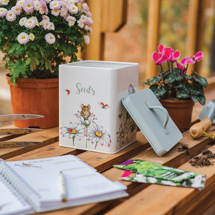 Wrendale Designs Seed Tin - Oops a Daisy