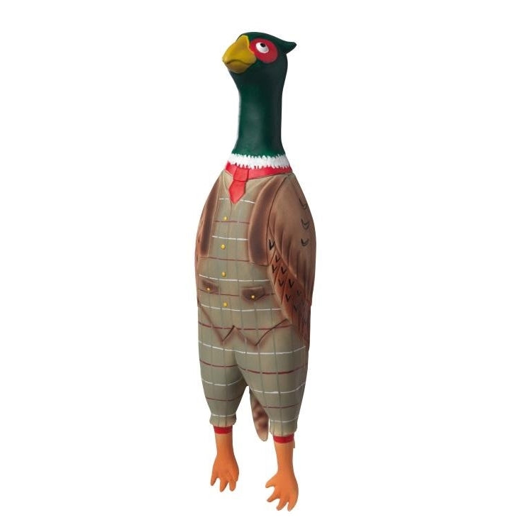 House of Paws Fowl Play Game Bird Pheasant Latex Dog Toy