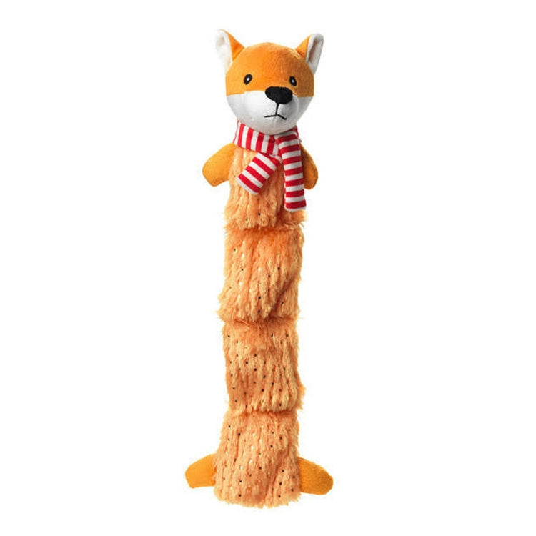 House of Paws Fox Sparkle Multi Squeaker Dog Toy