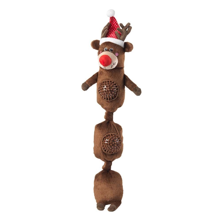 House of Paws Reindeer Spiky Ball Dog Toy