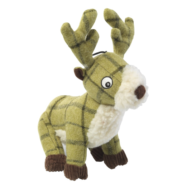 House of Paws Tweed Dog Toys - Stag