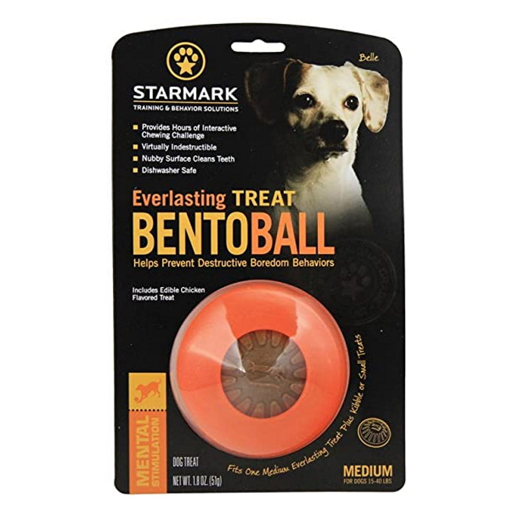 Starmark Everlasting Bento Ball Dog Toy - Medium