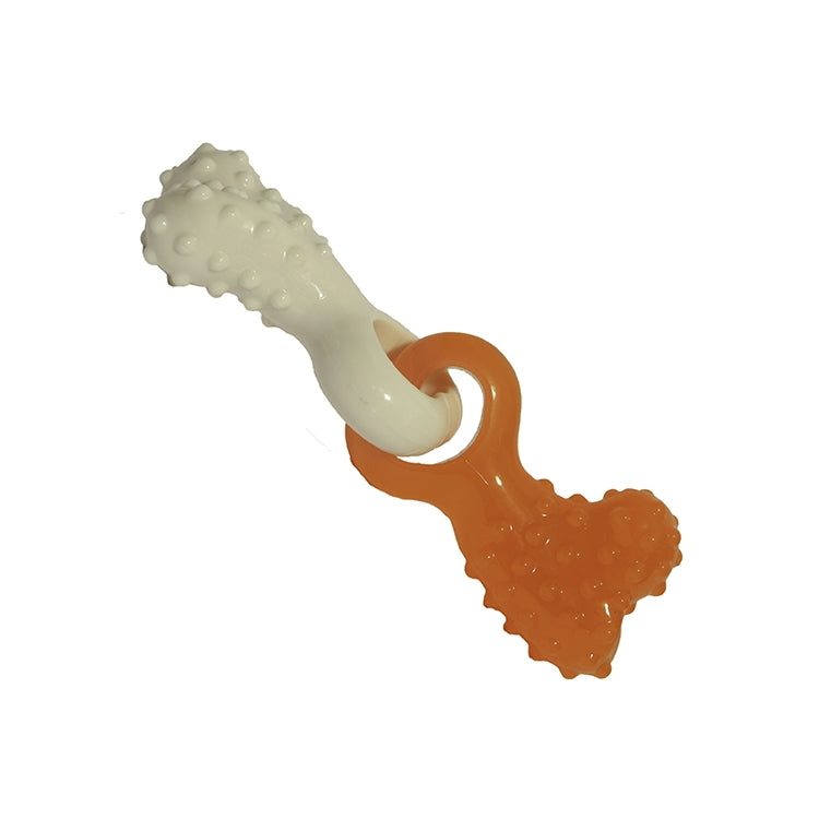 Rosewood Tough Duo Texture Tug Puppy Bone