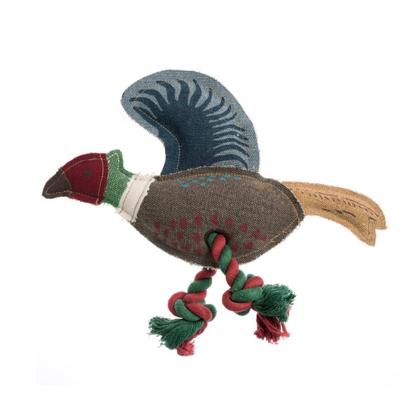 Sophie Allport Pheasant Rope Dog Toy