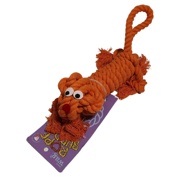 Henry Wag Rope Buddy Dog Toy - Sebastian Squirrel