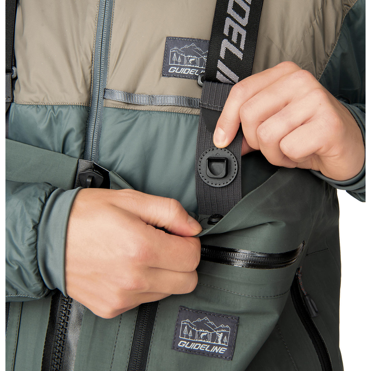 Guideline Alta NGx Sonic Zip Waders - Algae Green/Graphite