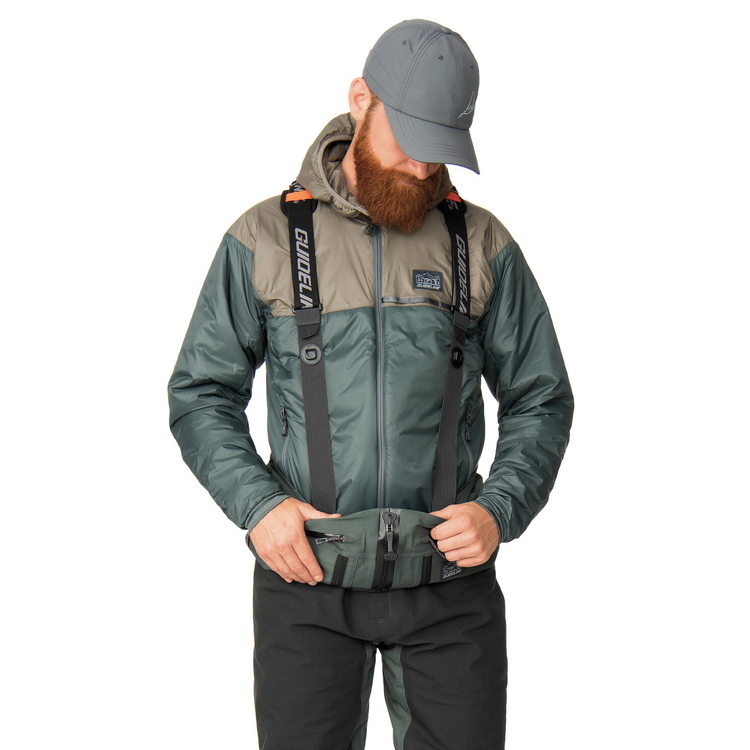 Guideline Alta NGx Sonic Zip Waders - Algae Green/Graphite