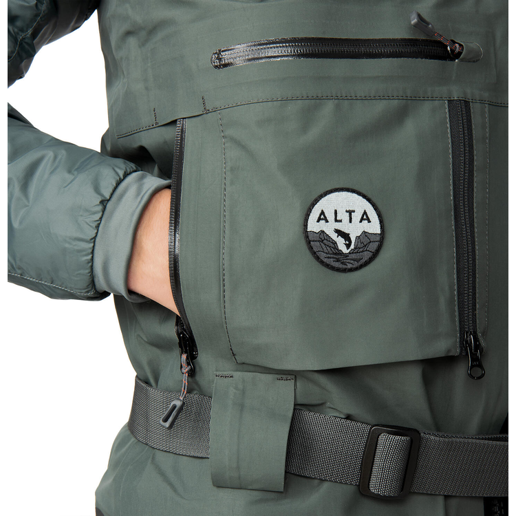 Guideline Alta NGx Sonic Zip Waders - Algae Green/Graphite