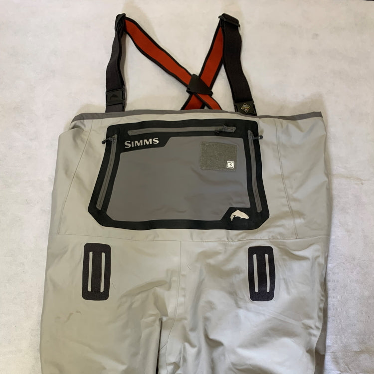 USED Simms G3 Guide Stockingfoot Waders Cinder Size LS (No Warranty) Factory Repaired (507)
