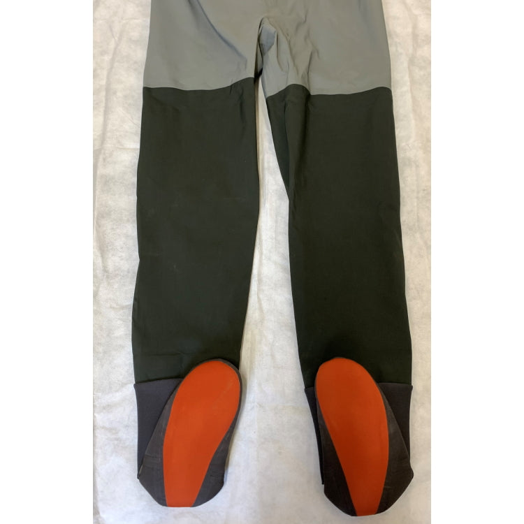 USED Simms G3 Guide Classic Stockingfoot Waders Carbon Size L 9-11 (No Warranty) Factory Repaired (528)